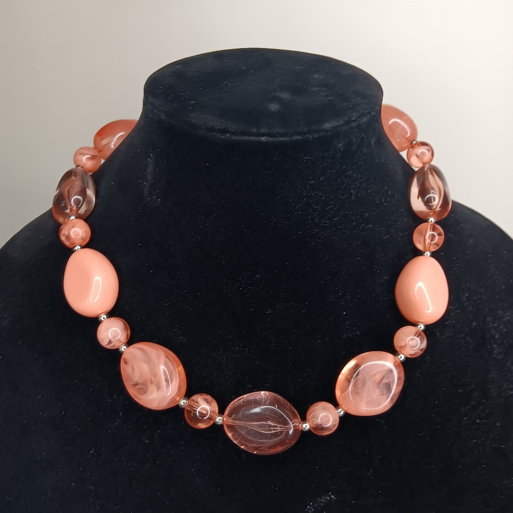 Pink Beaded Necklace